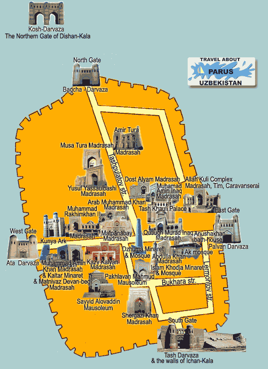 Khiva Map